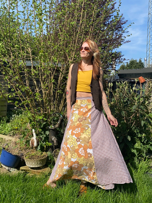 Jupe Bohême upcyclée