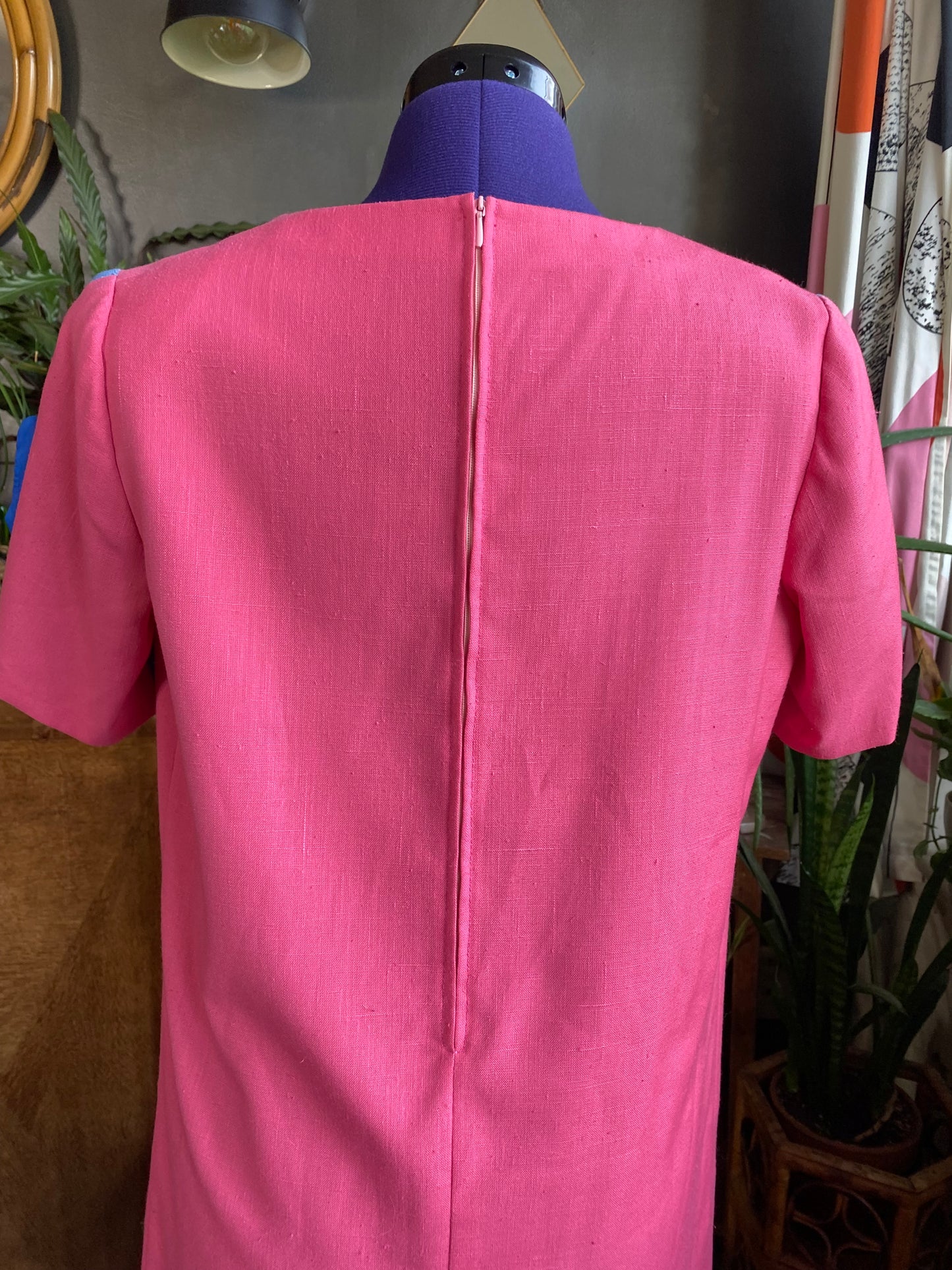 Robe droite vintage 80