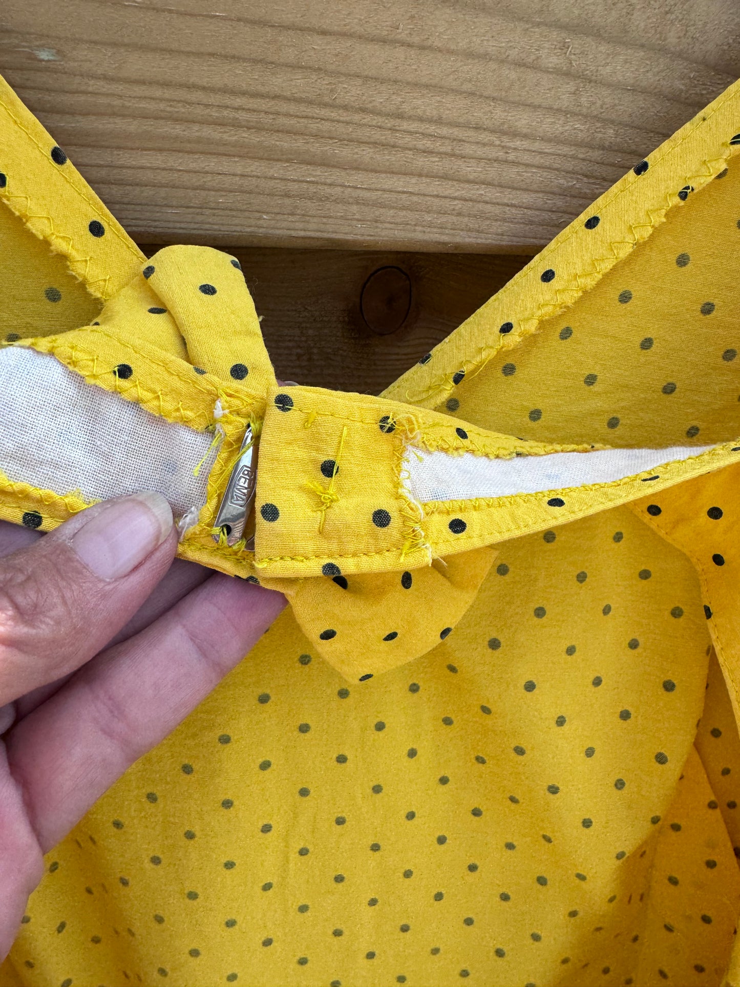 Robe jaune 80’s