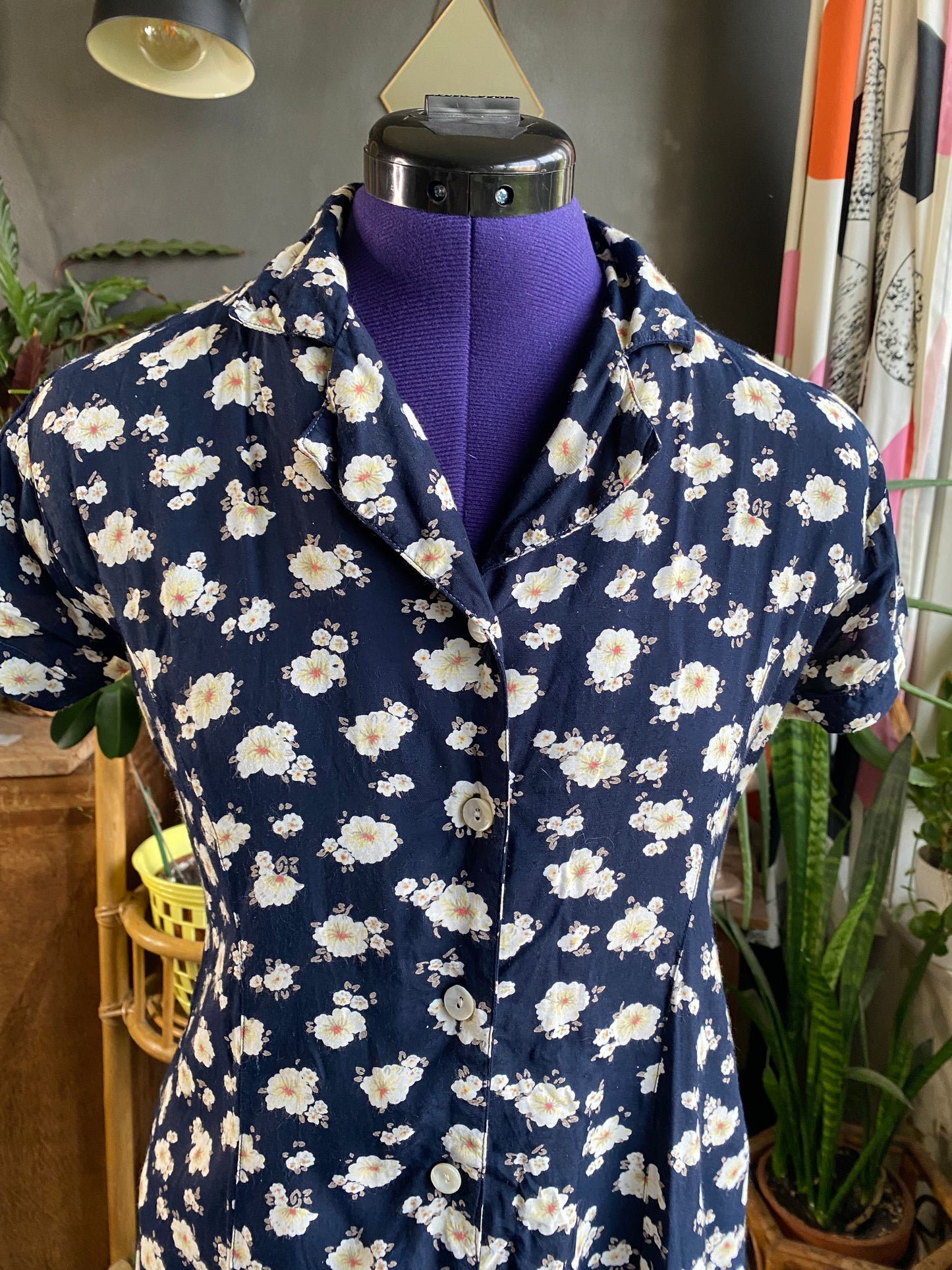 Robe fleurs 90s