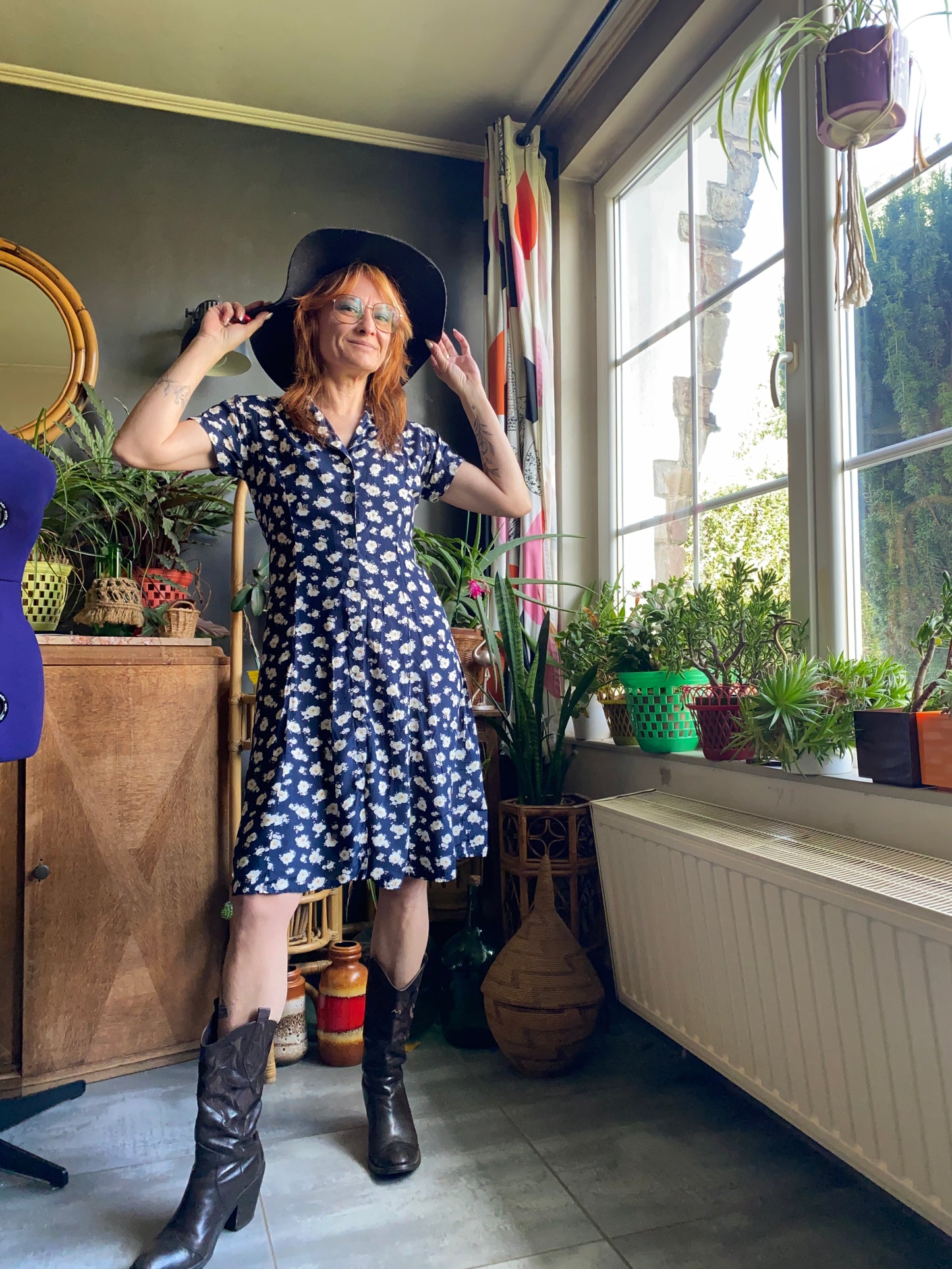 Robe fleurs 90s