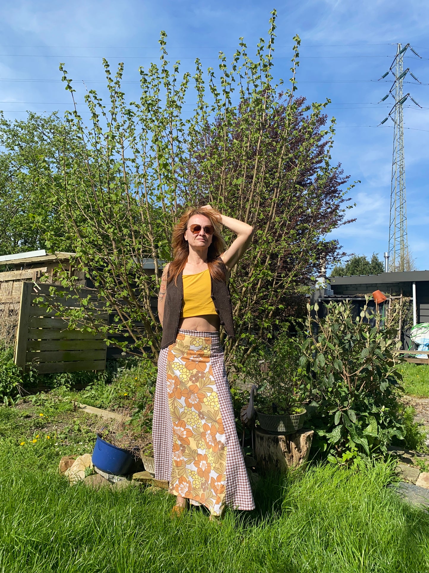 Jupe Bohême upcyclée