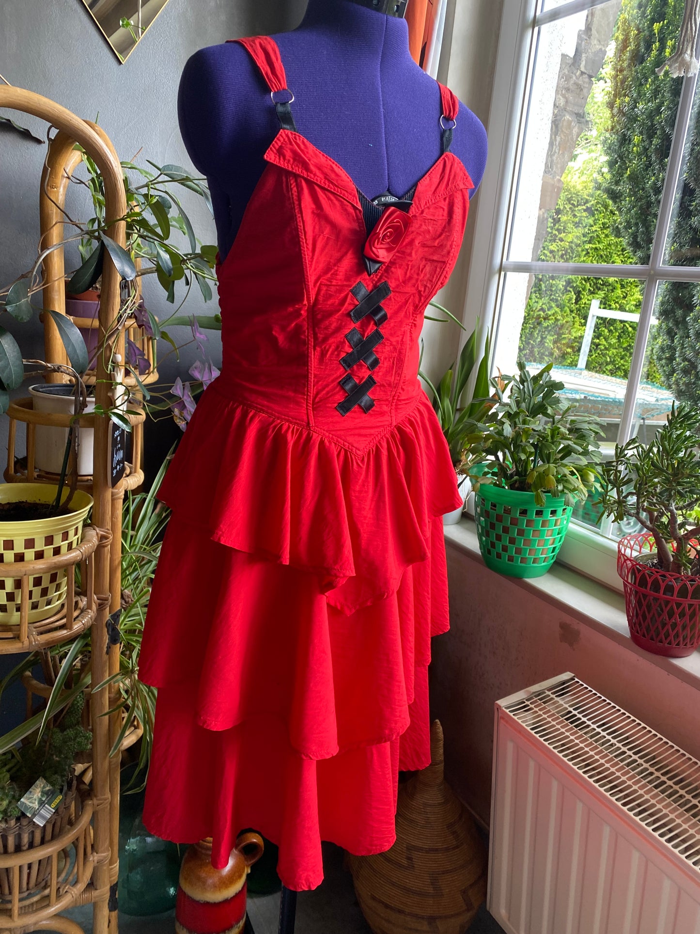 Robe 80s à volant