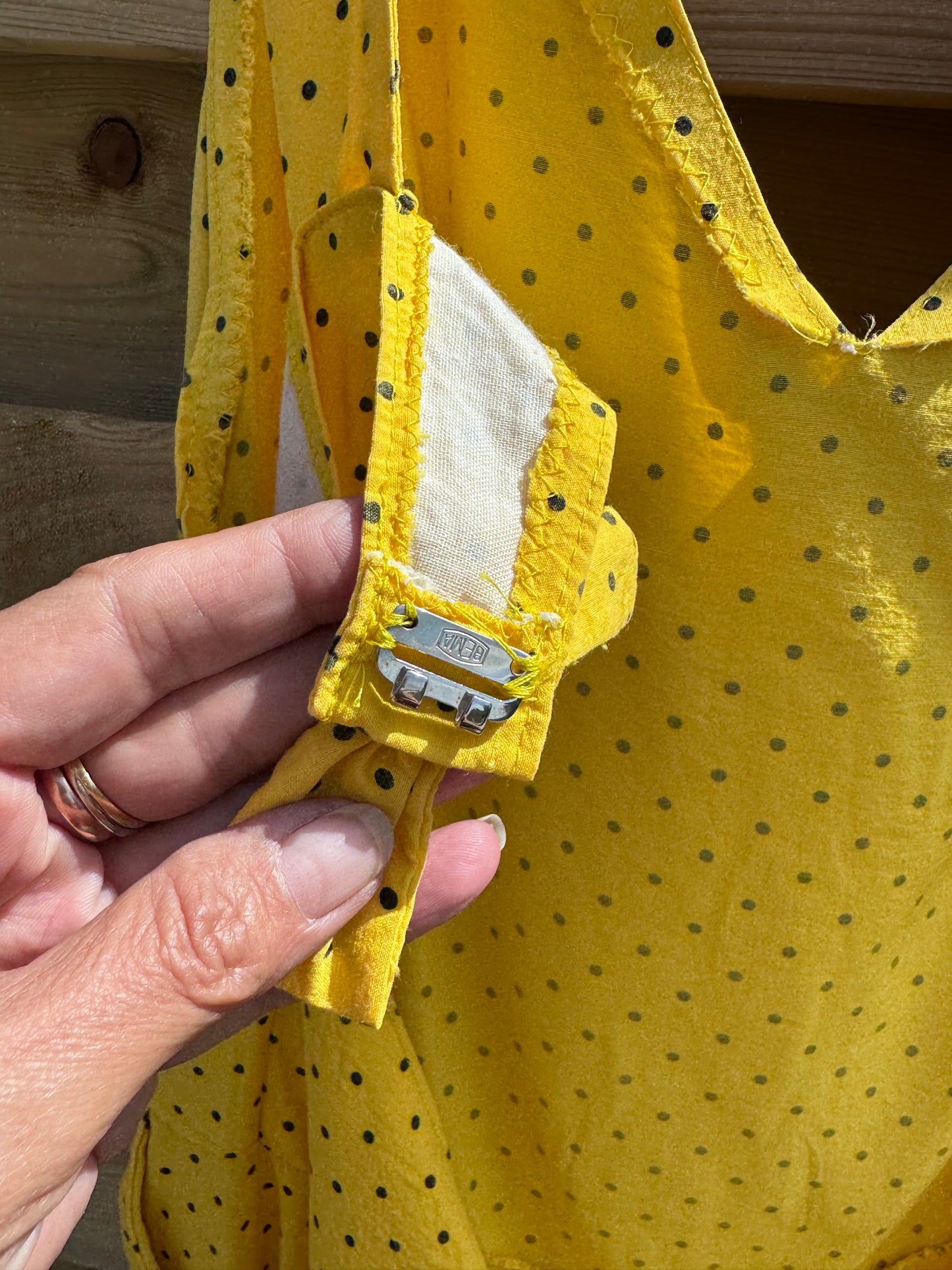 Robe jaune 80’s