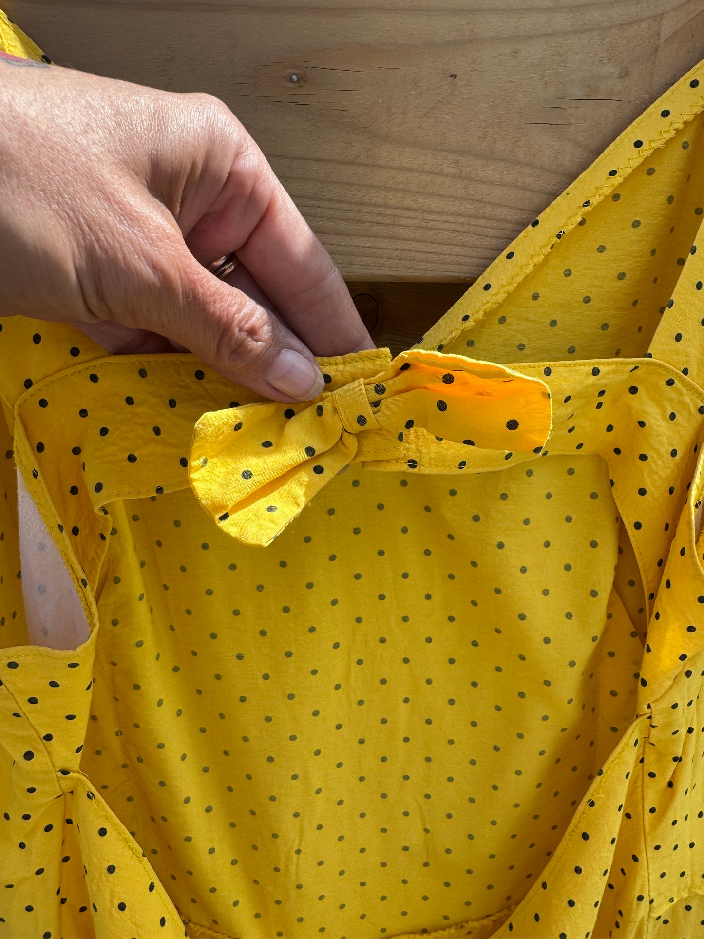 Robe jaune 80’s