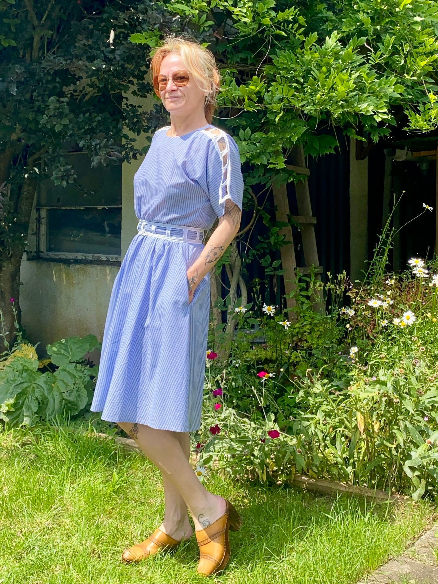 Robe évasée 1970