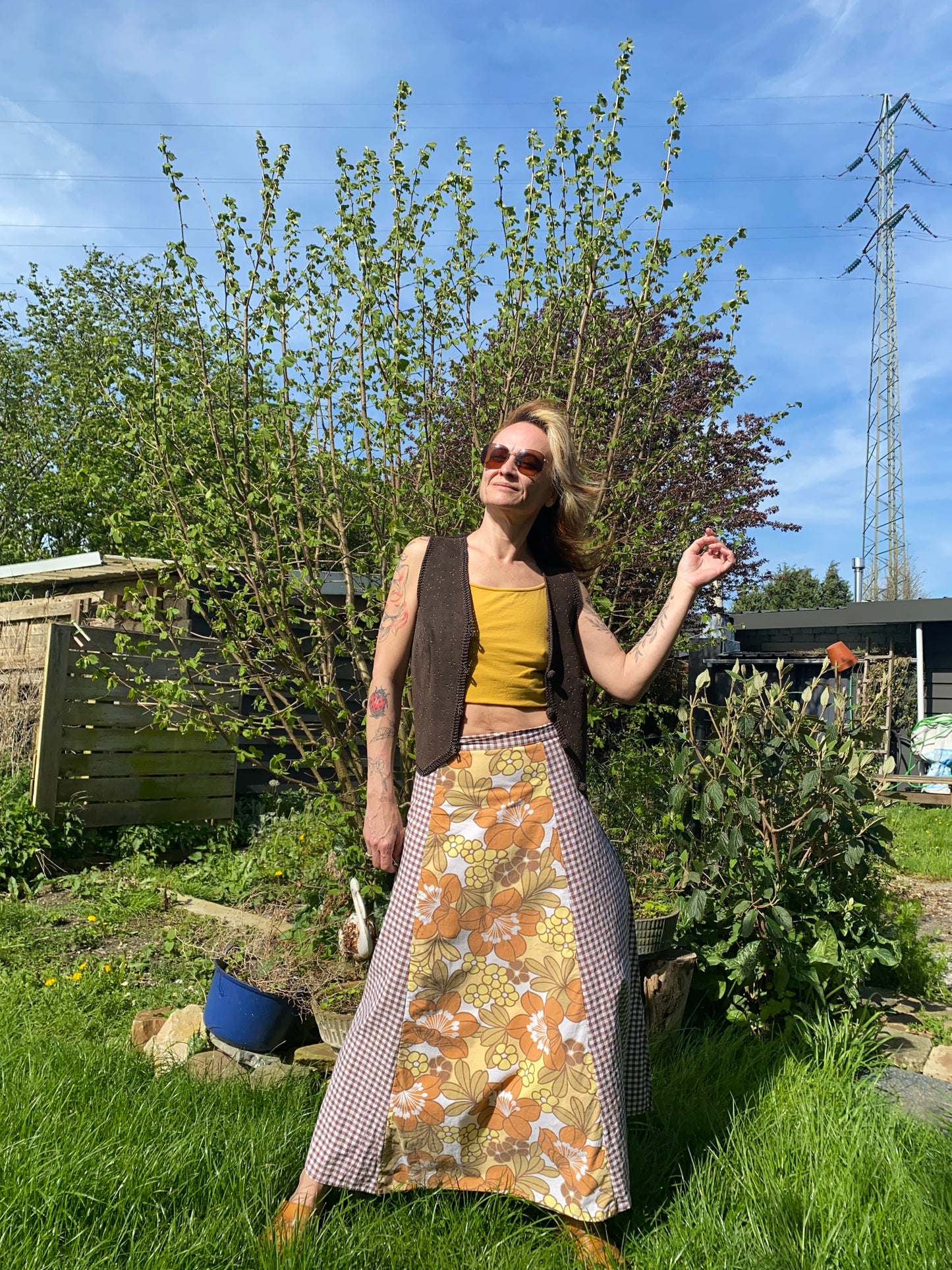 Jupe Bohême upcyclée