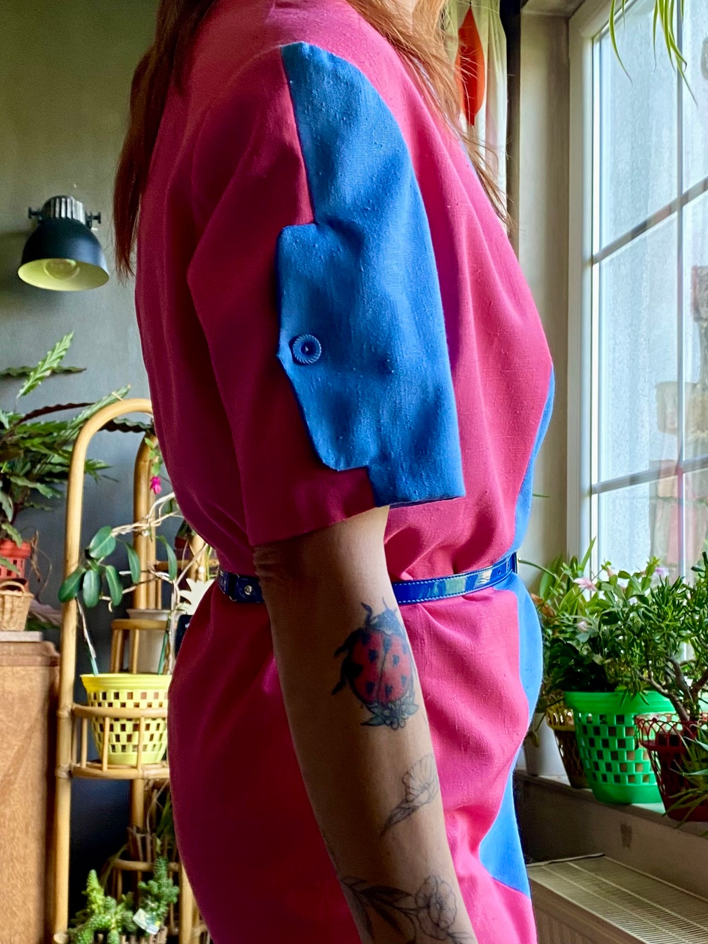 Robe droite vintage 80