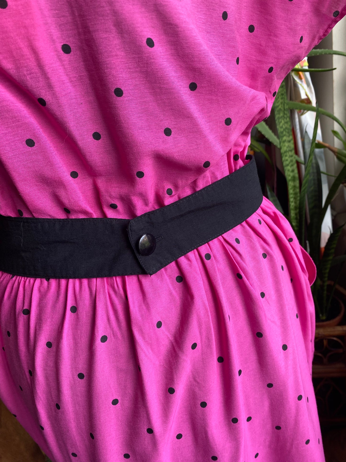 Robe 80s à pois