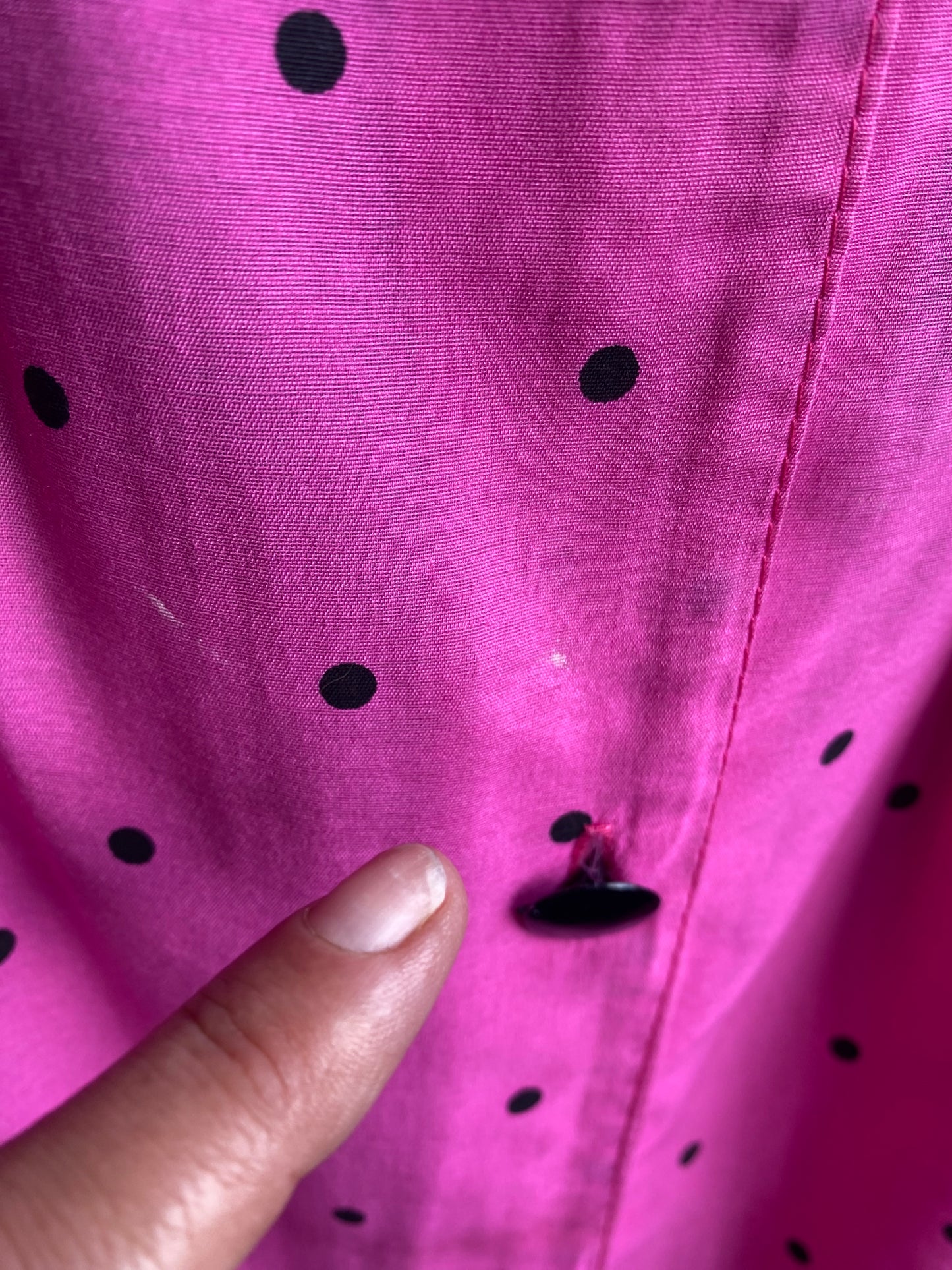 Robe 80s à pois