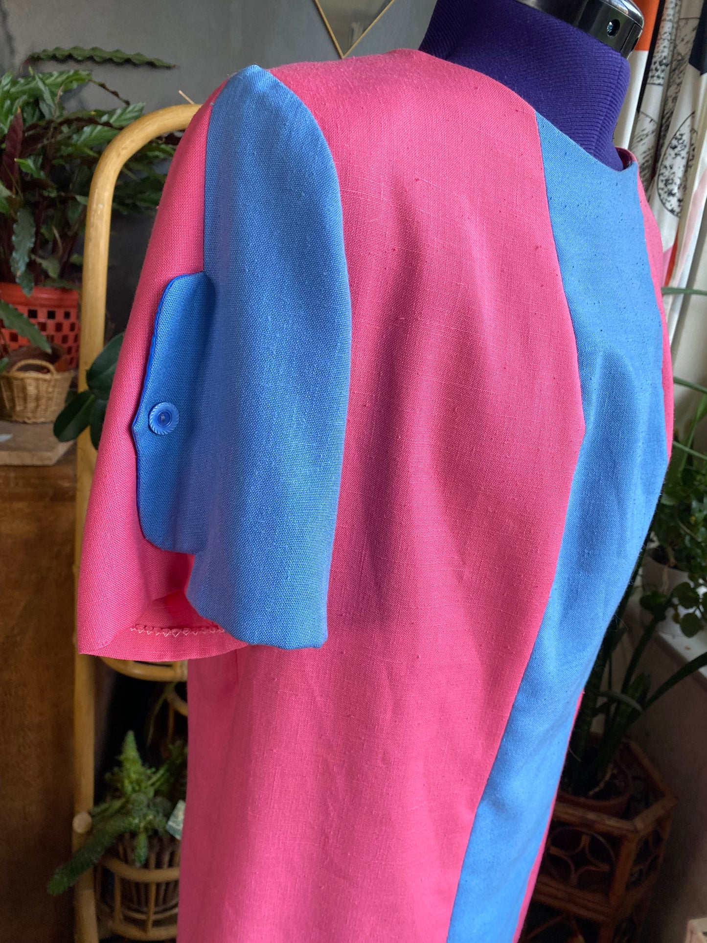 Robe droite vintage 80