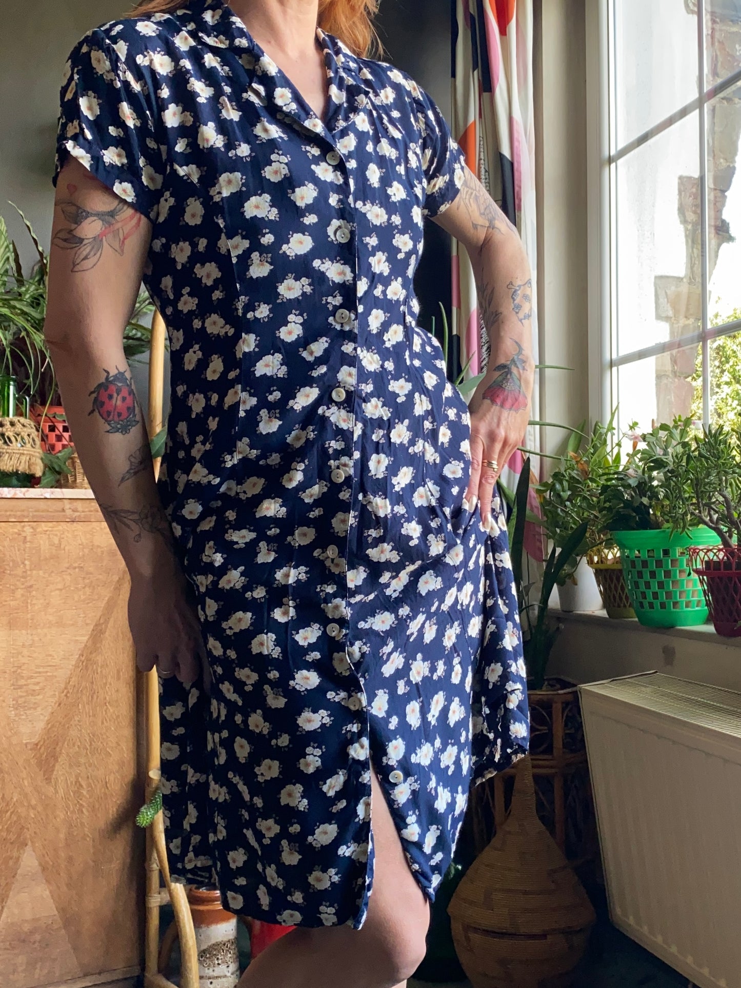 Robe fleurs 90s
