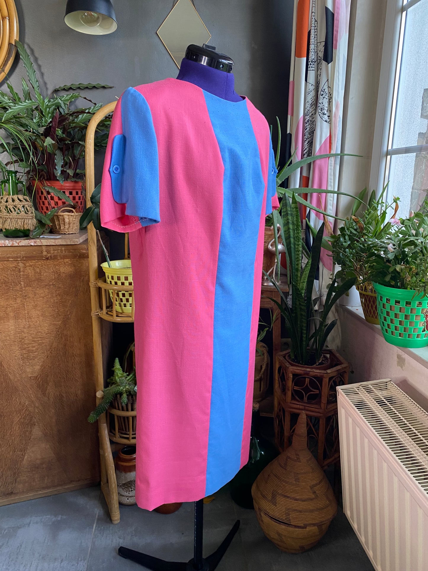 Robe droite vintage 80