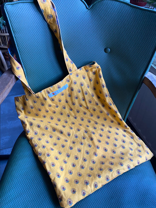Tote bag réversible upcyclé