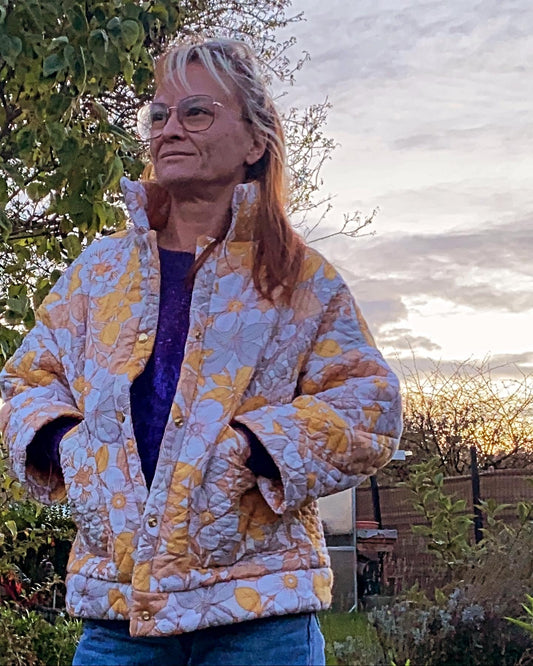 Veste matelassée upcyclee