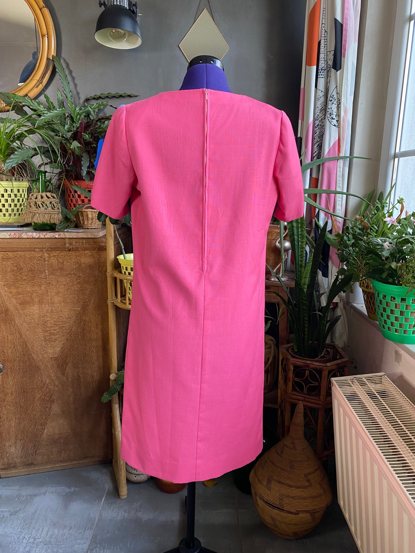 Robe droite vintage 80