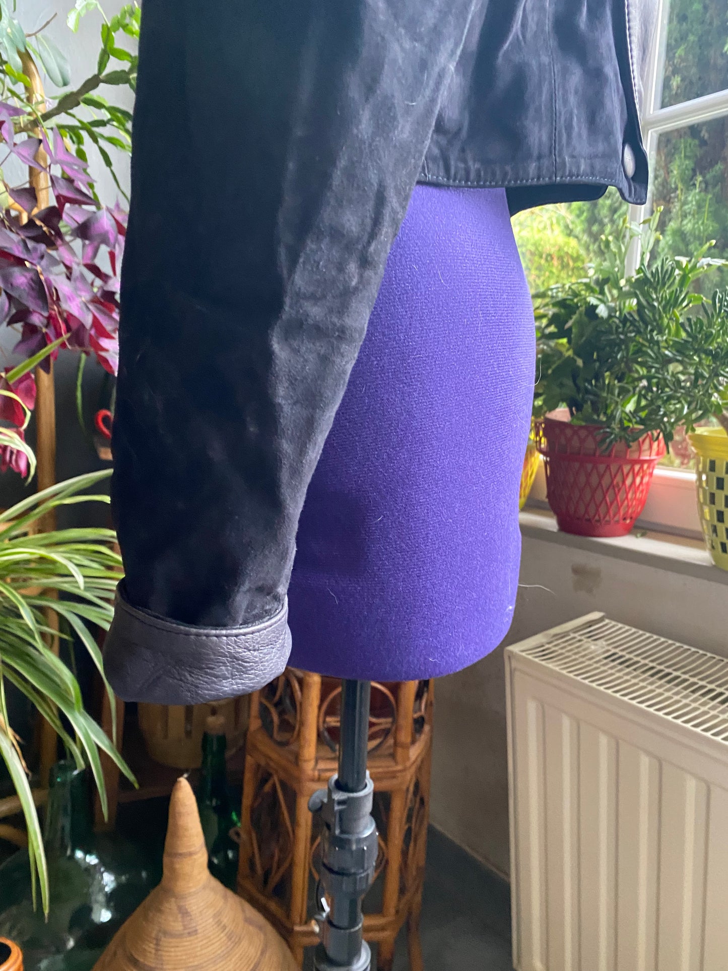 Boléro cuir 80s