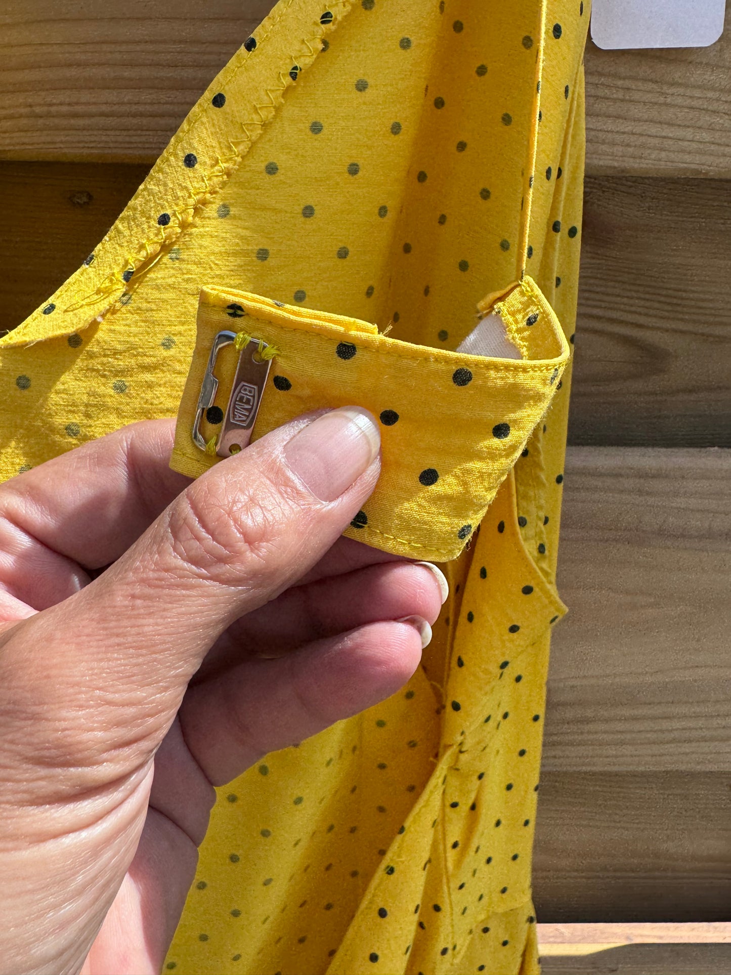 Robe jaune 80’s