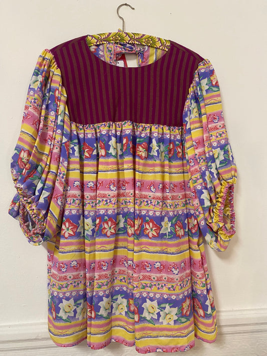 Mini robe ou tunique upcyclée