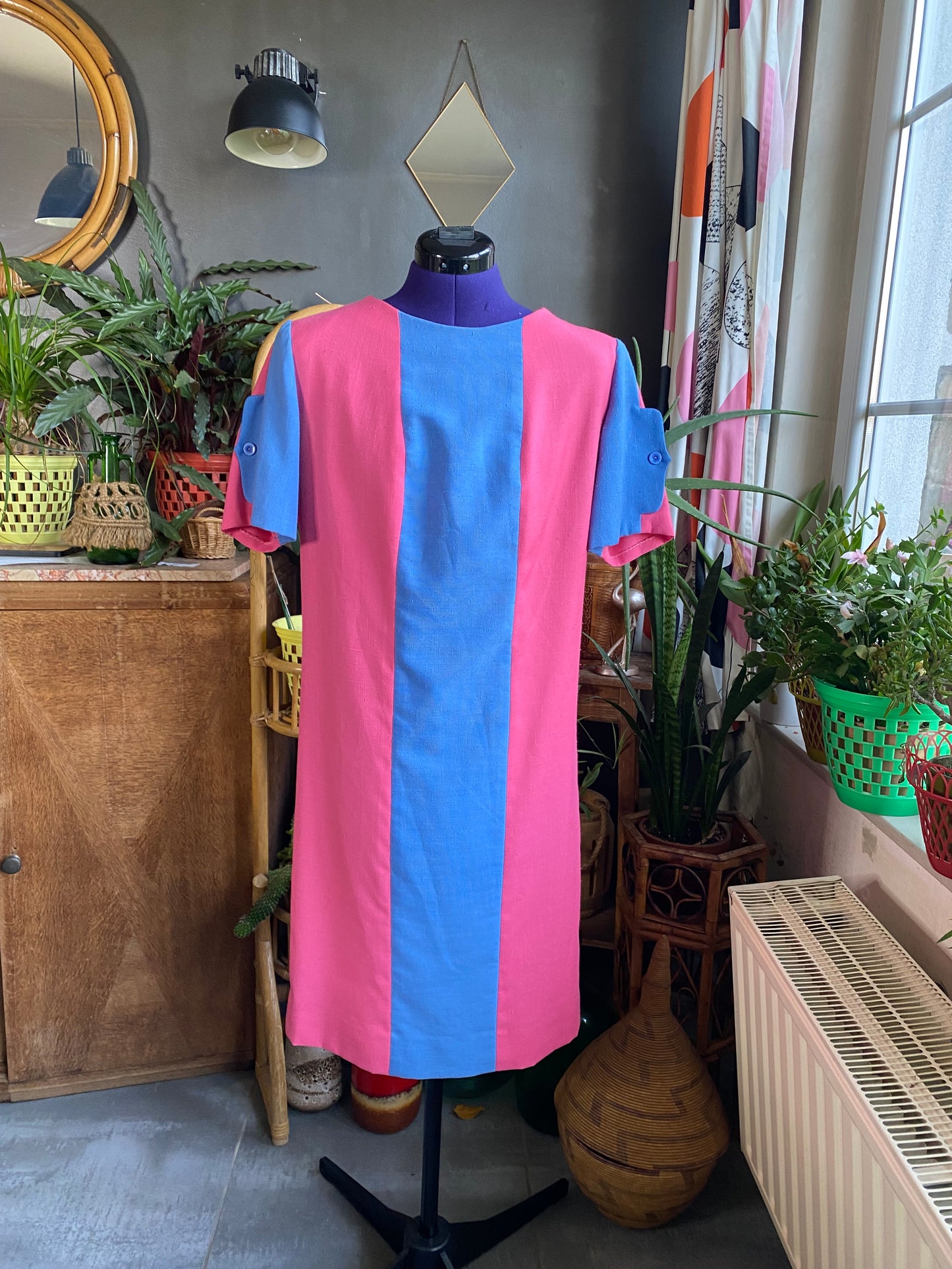 Robe droite vintage 80