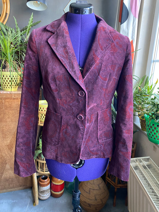 Veste velours vintage 90