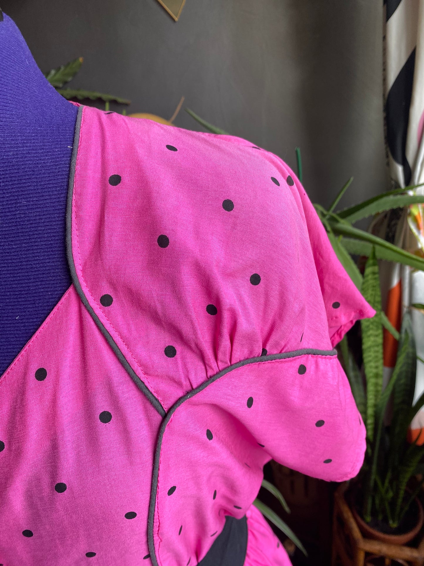 Robe 80s à pois