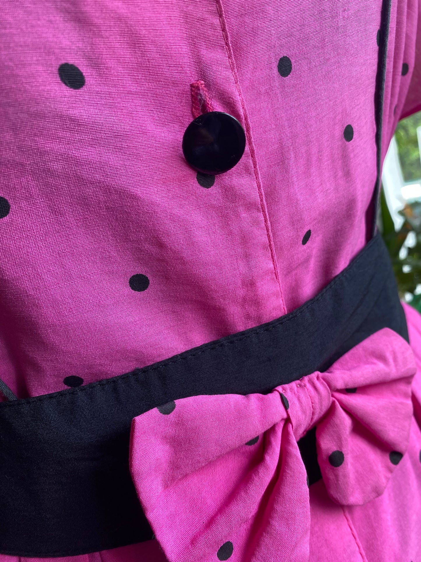 Robe 80s à pois