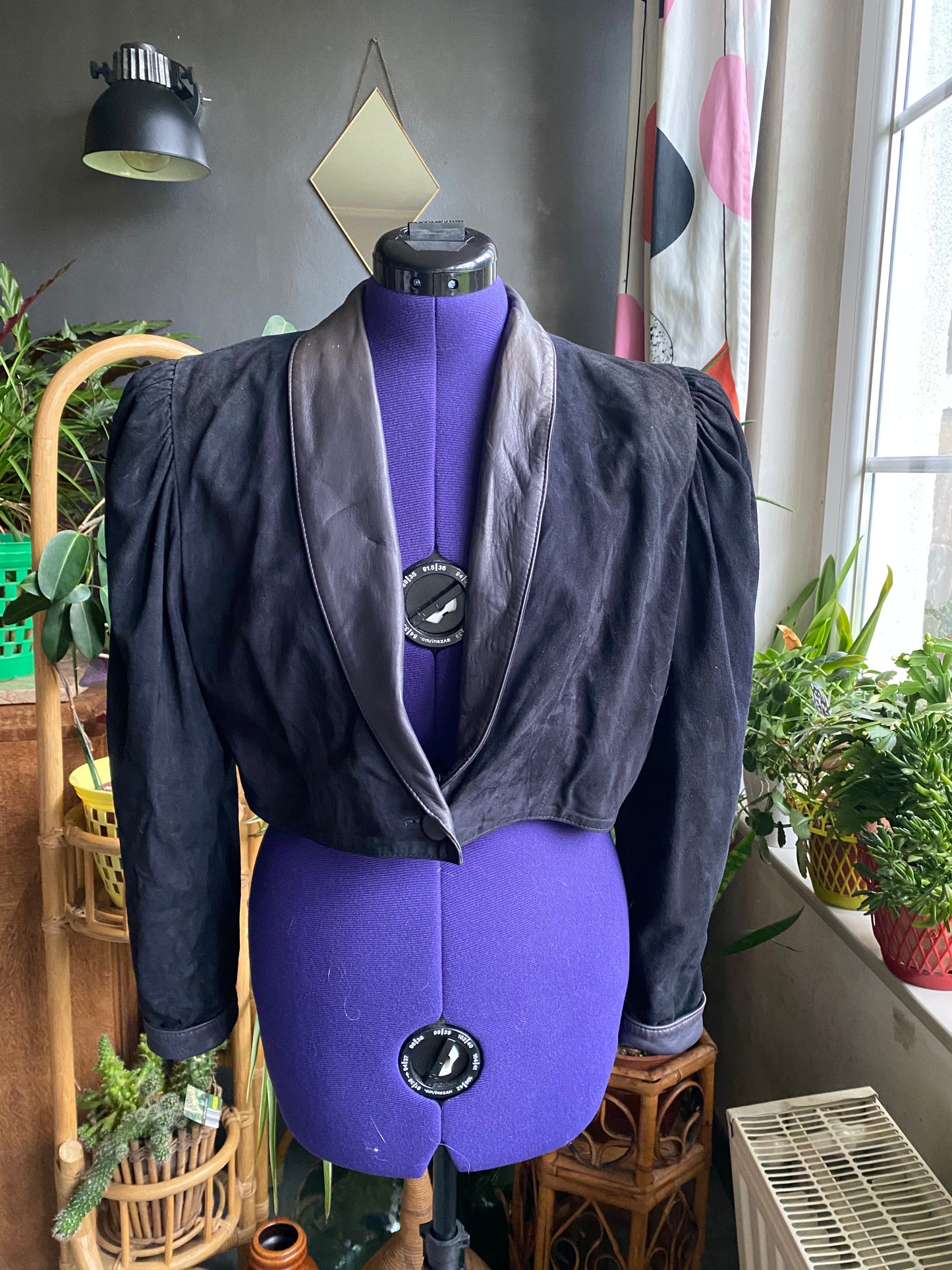 Boléro cuir 80s
