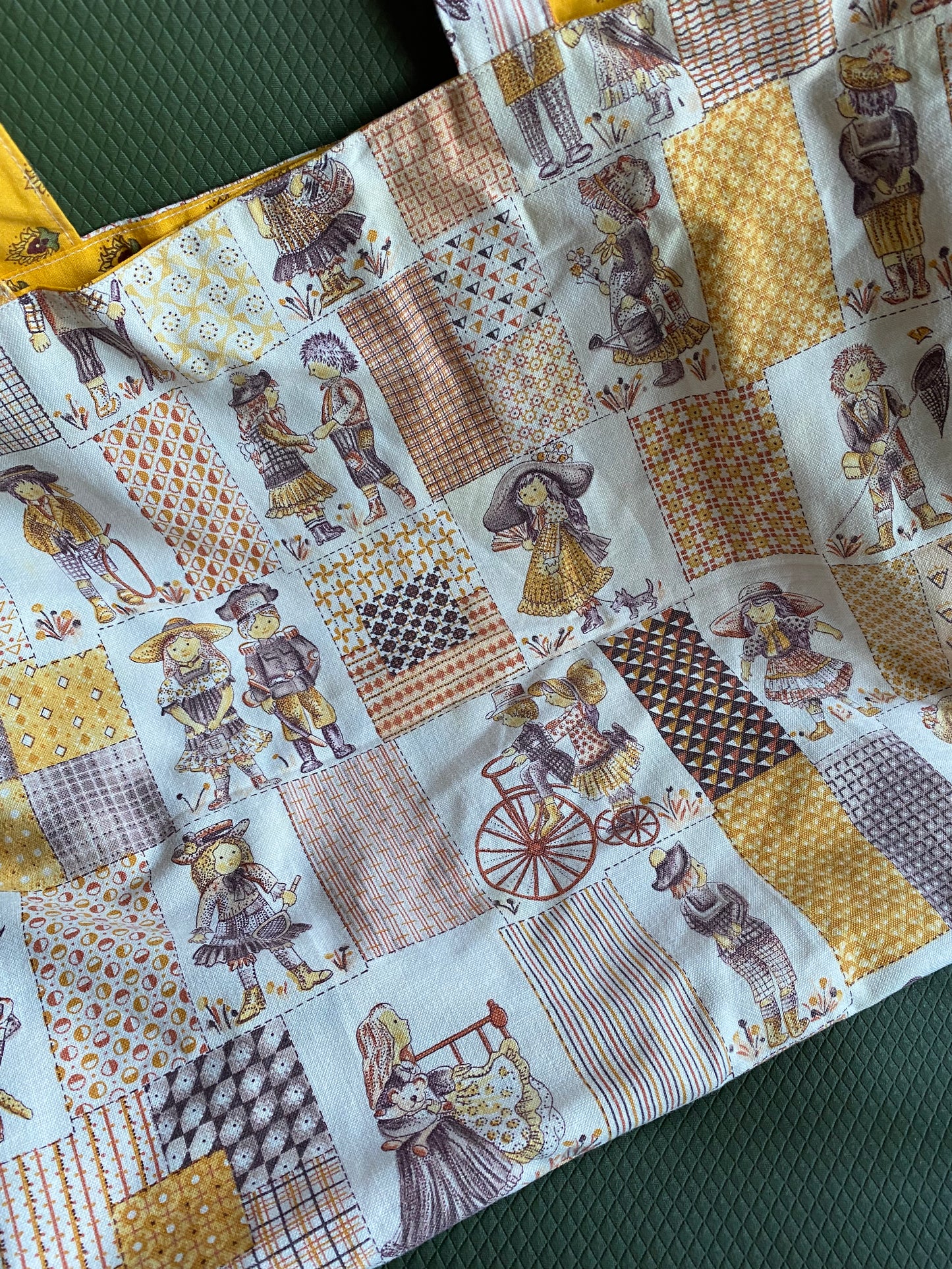 Tote bag réversible upcyclé