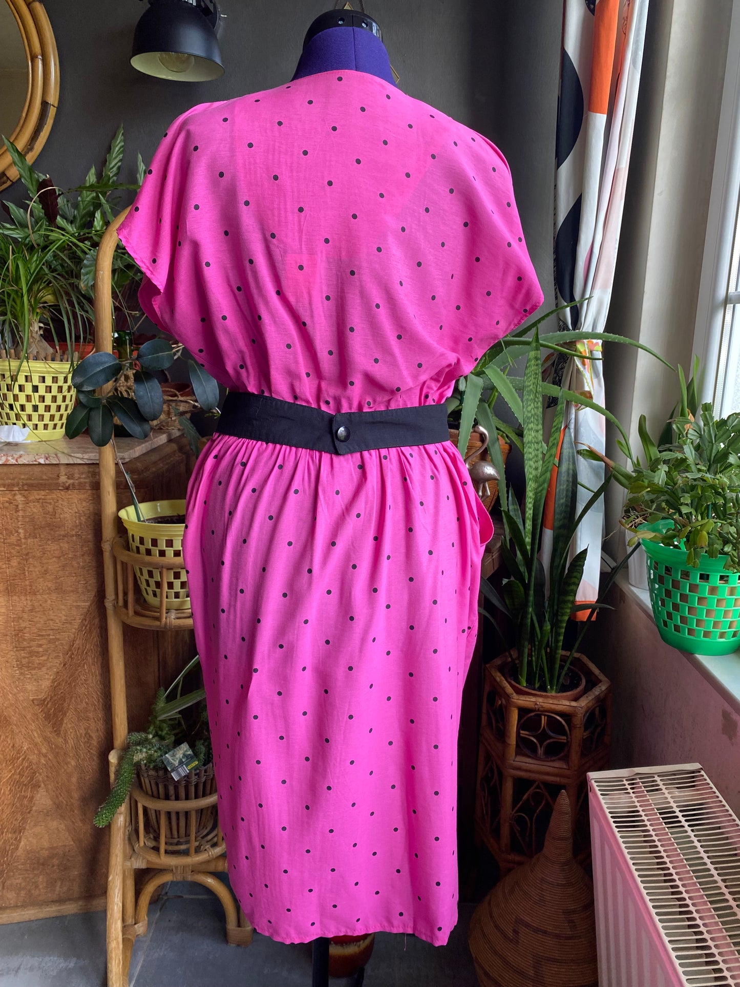 Robe 80s à pois