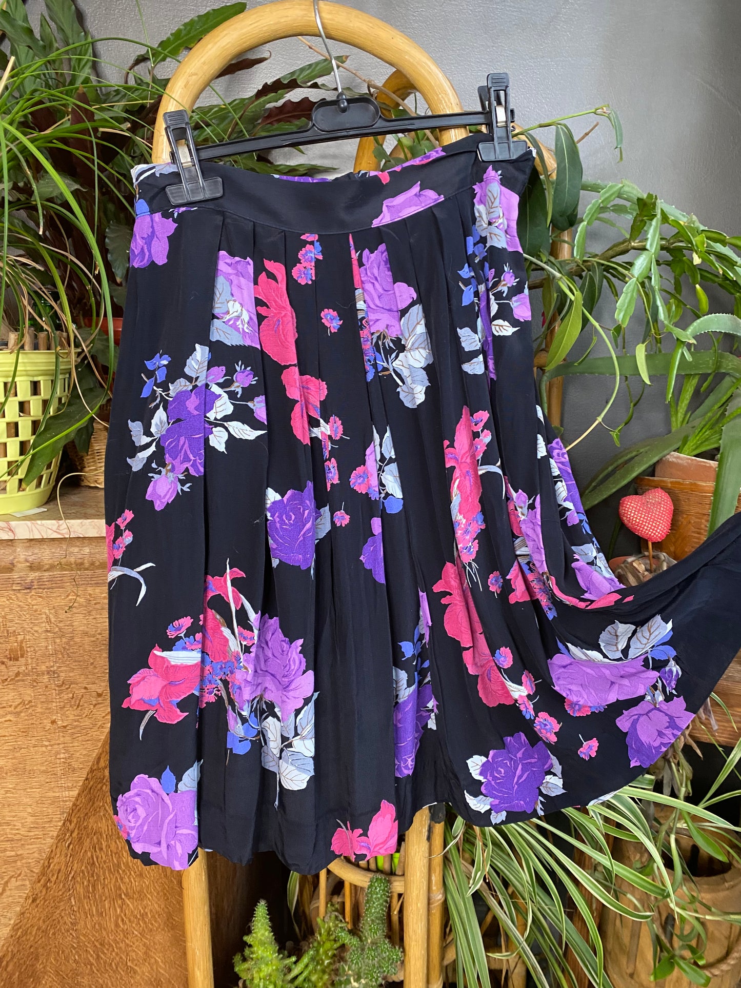 Jupette viscose 80s