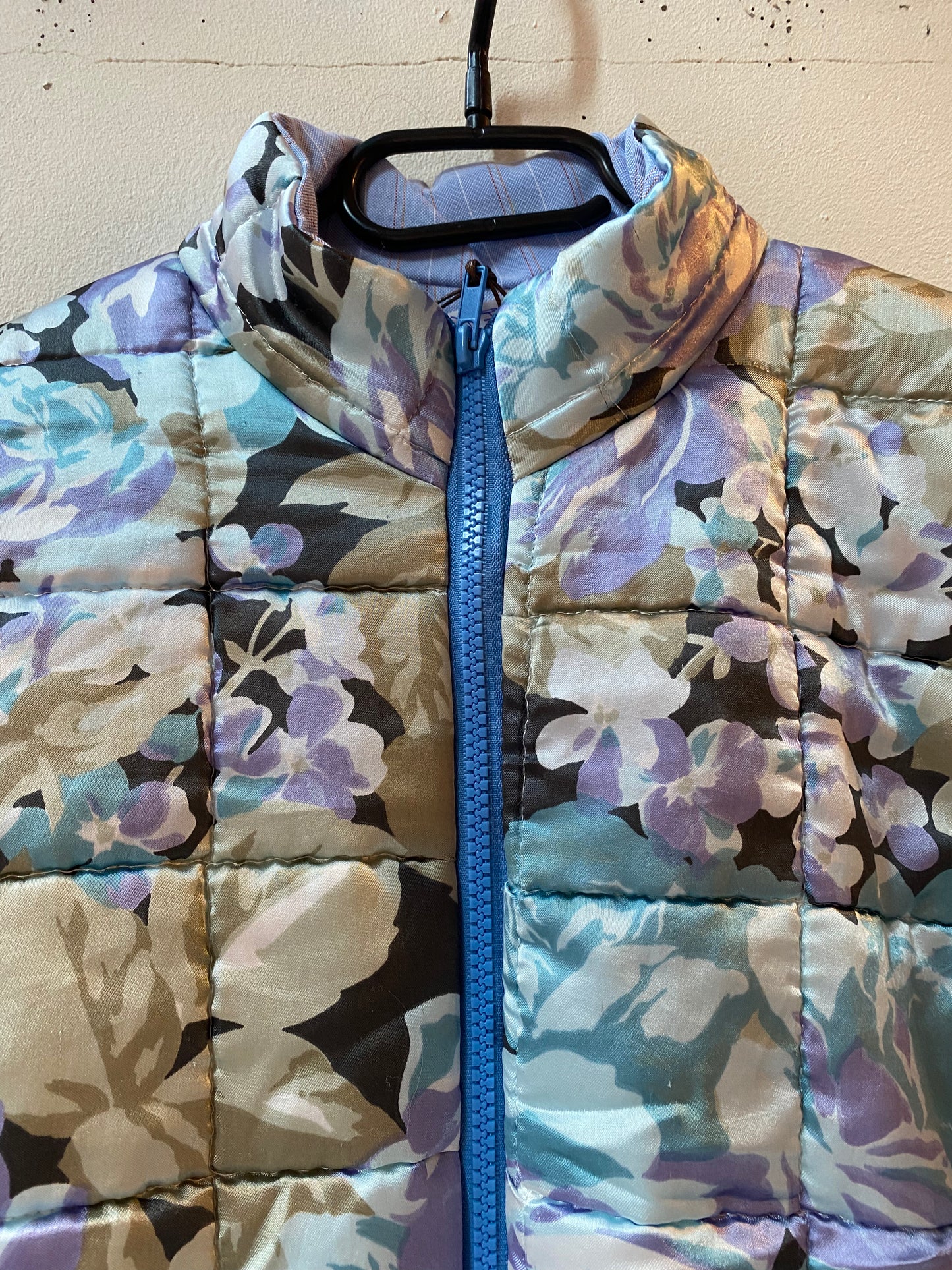 Veste fleurie upcyclee