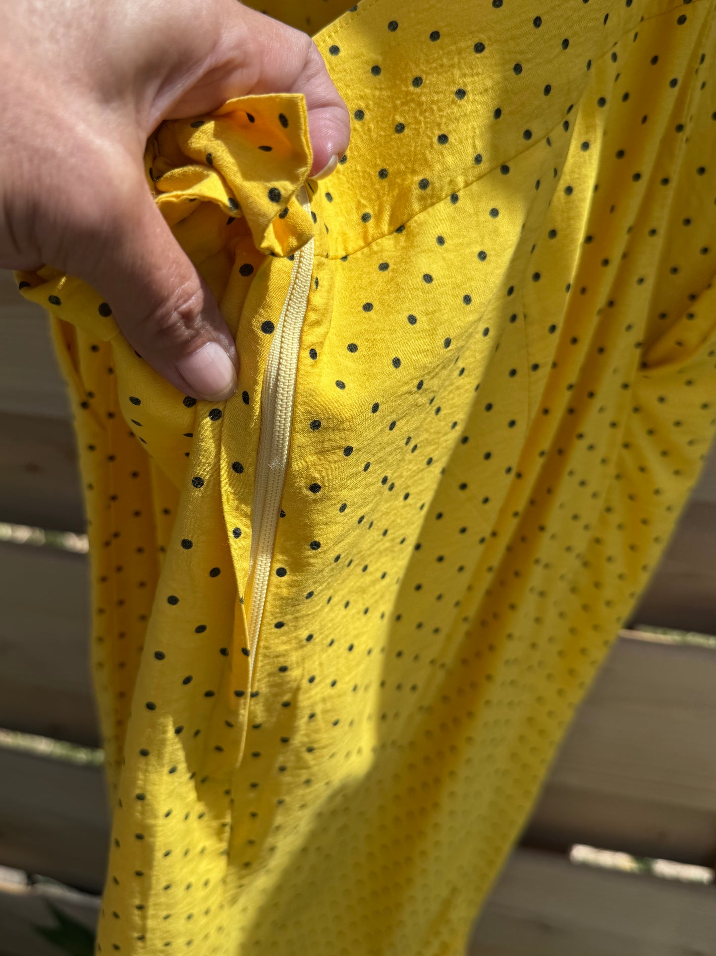 Robe jaune 80’s