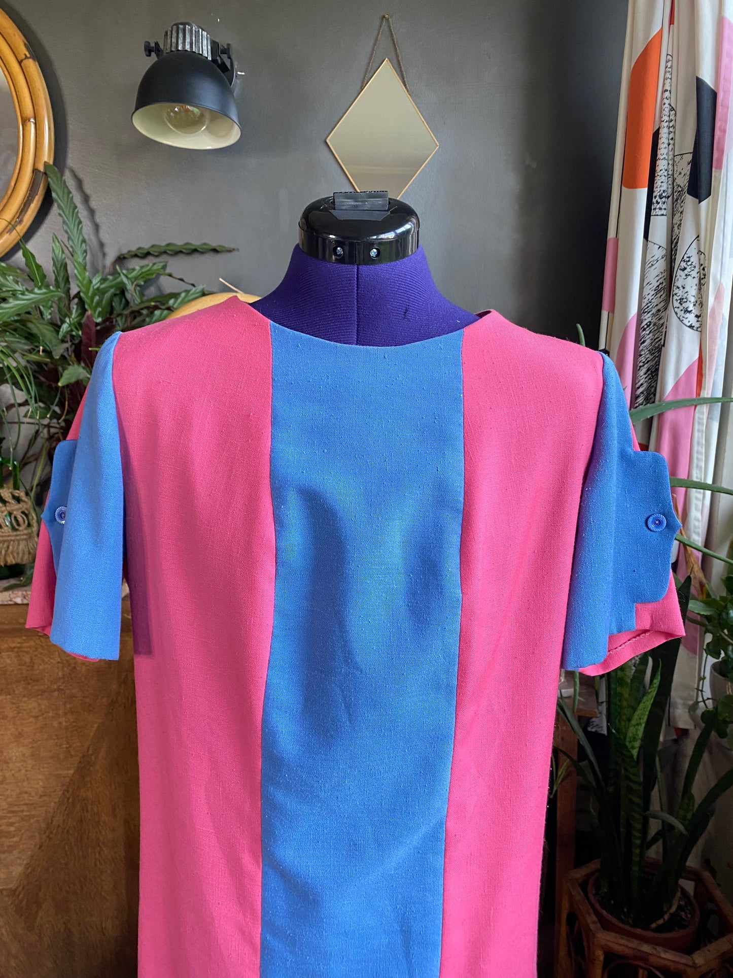 Robe droite vintage 80