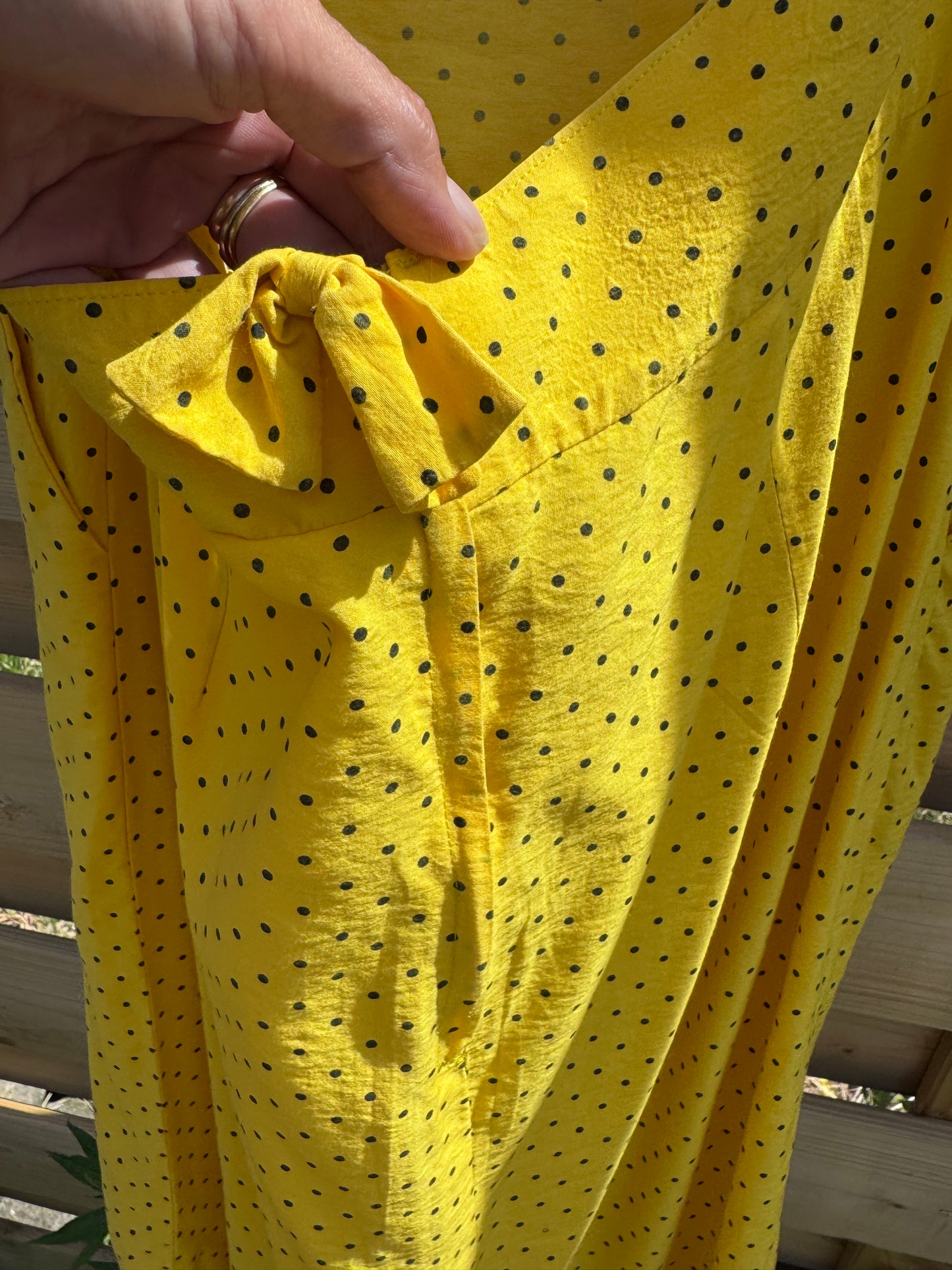 Robe jaune 80’s