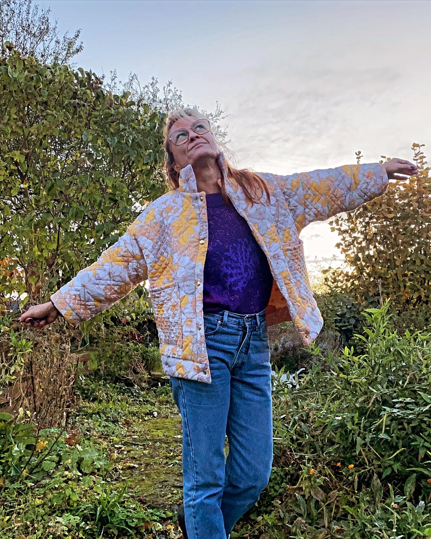 Veste matelassée upcyclee