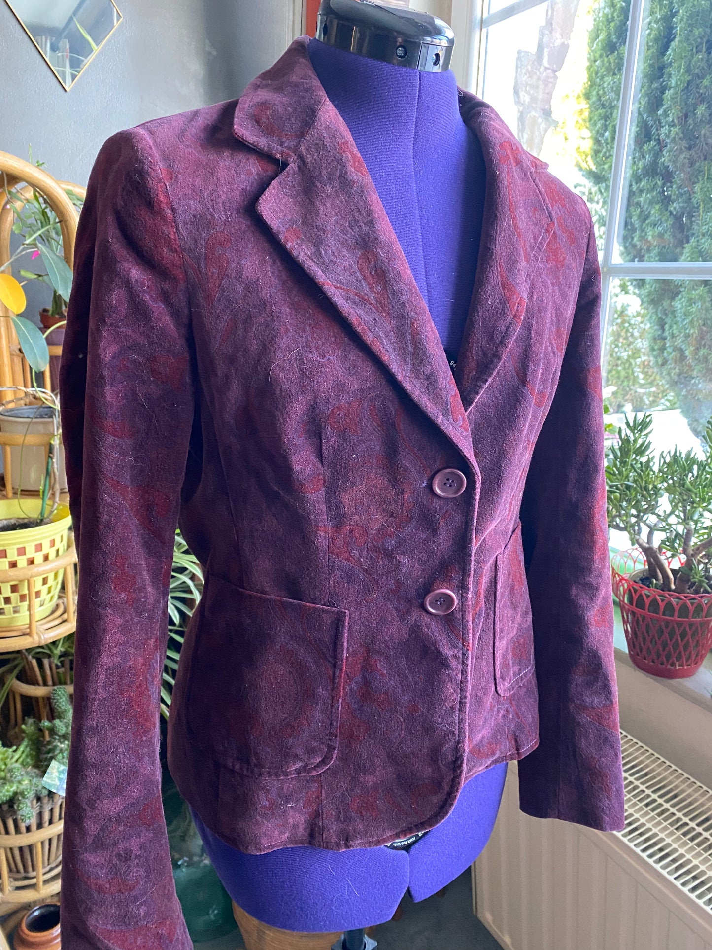 Veste velours vintage 90