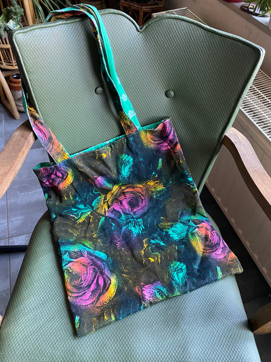 Tote bag réversible upcyclé