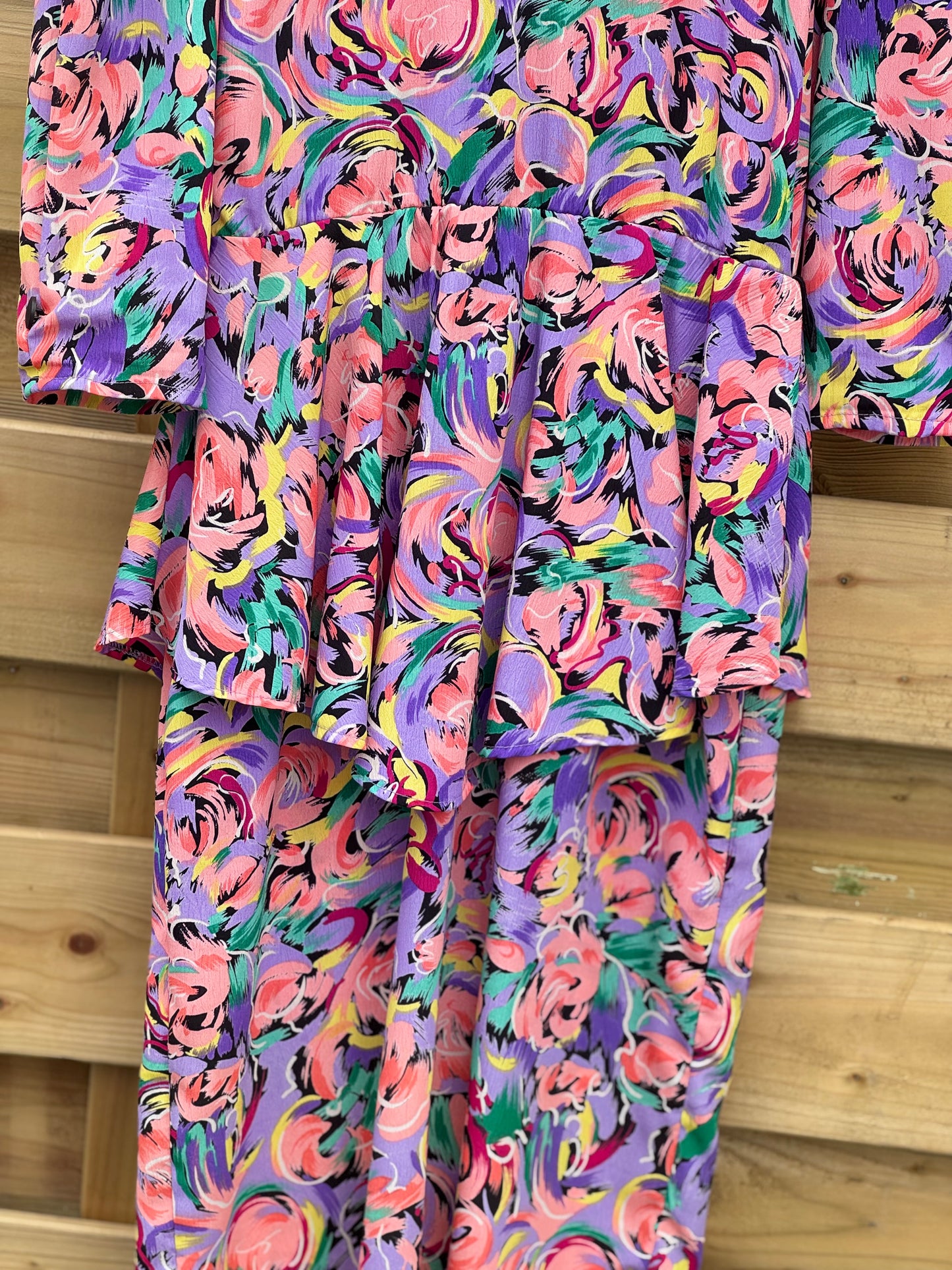 Robe 80’s péplum