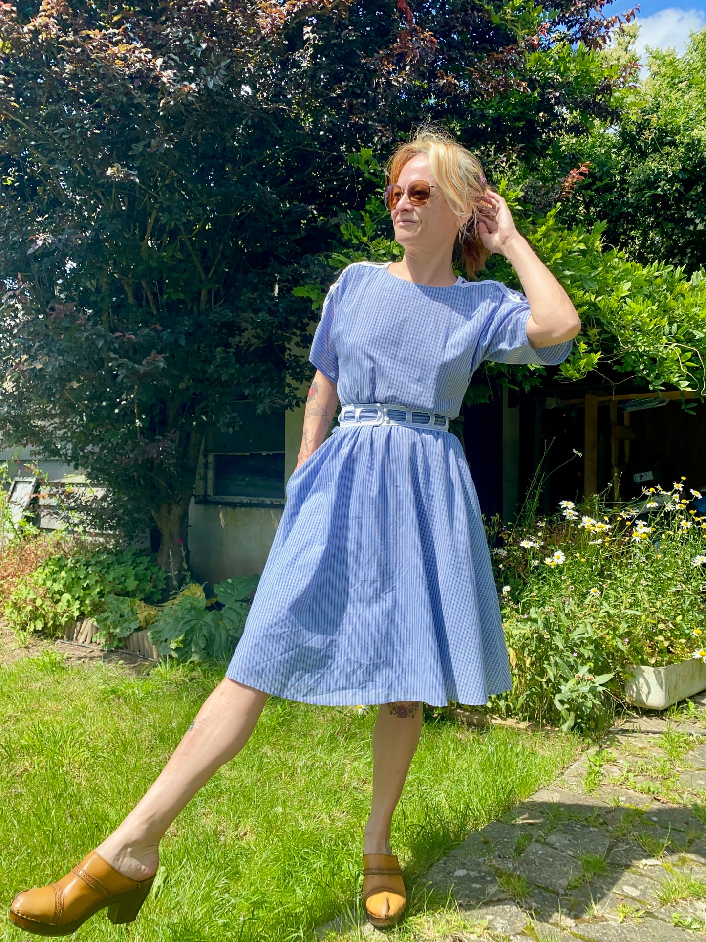 Robe évasée 1970