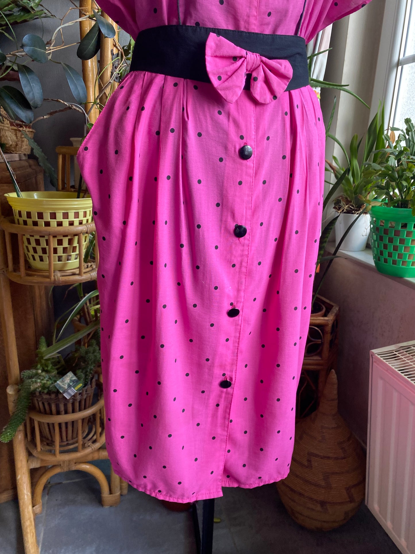 Robe 80s à pois