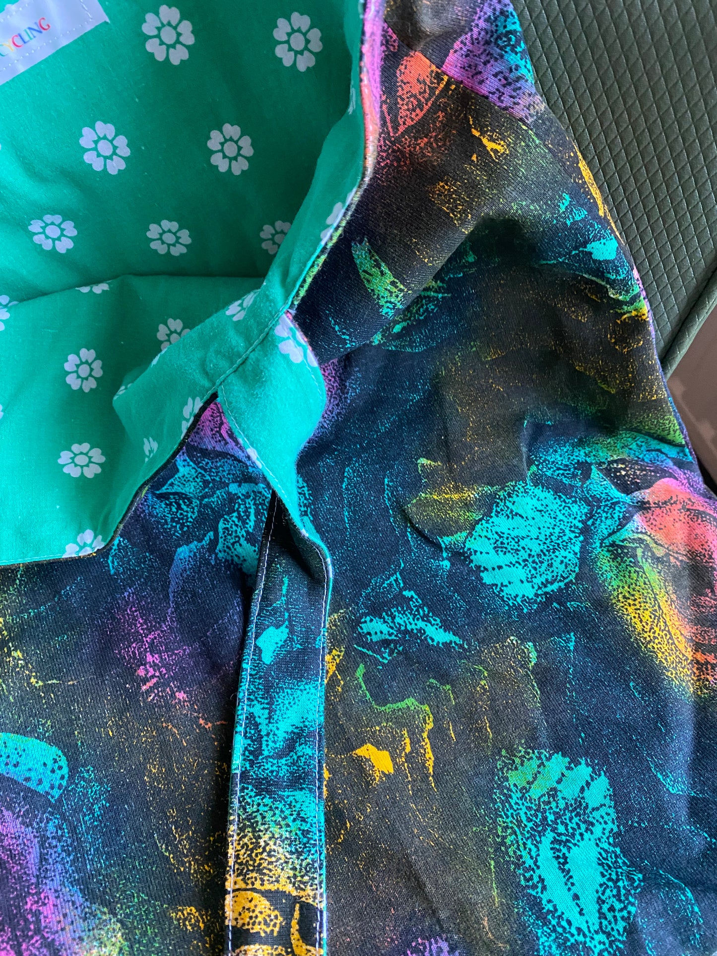 Tote bag réversible upcyclé