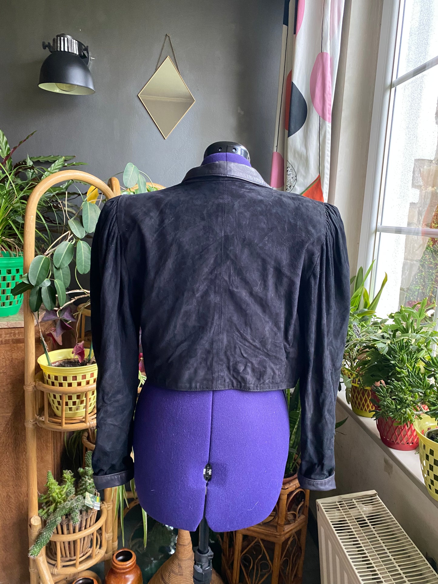 Boléro cuir 80s