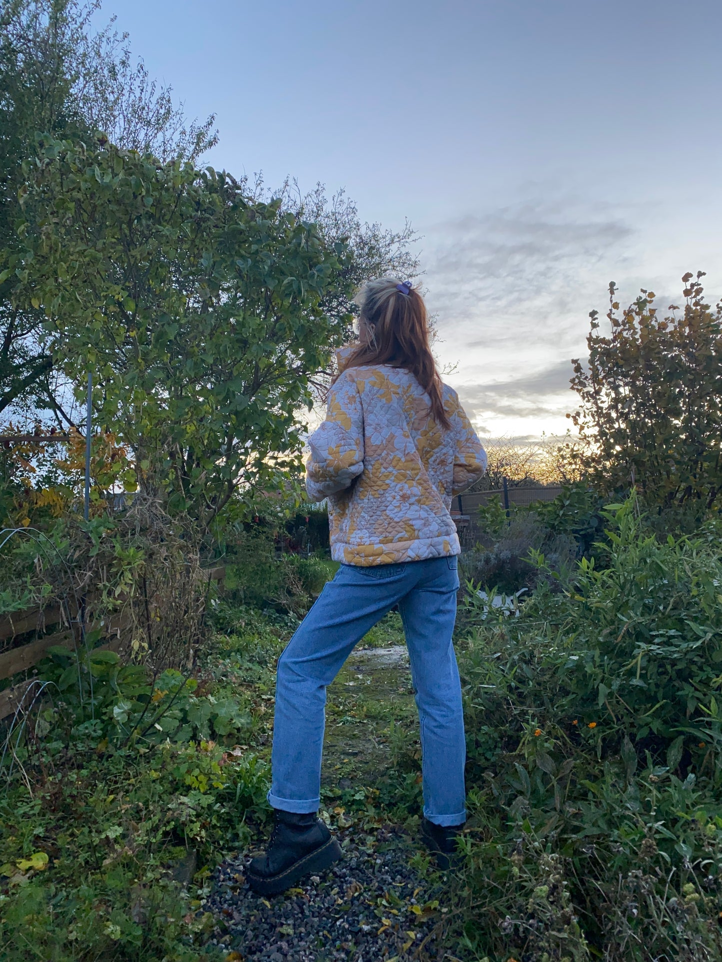 Veste matelassée upcyclee