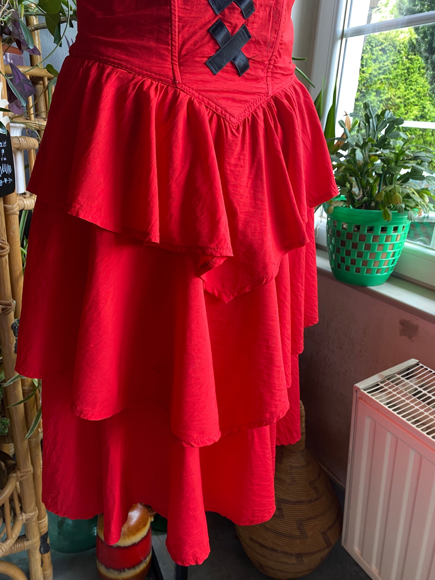 Robe 80s à volant