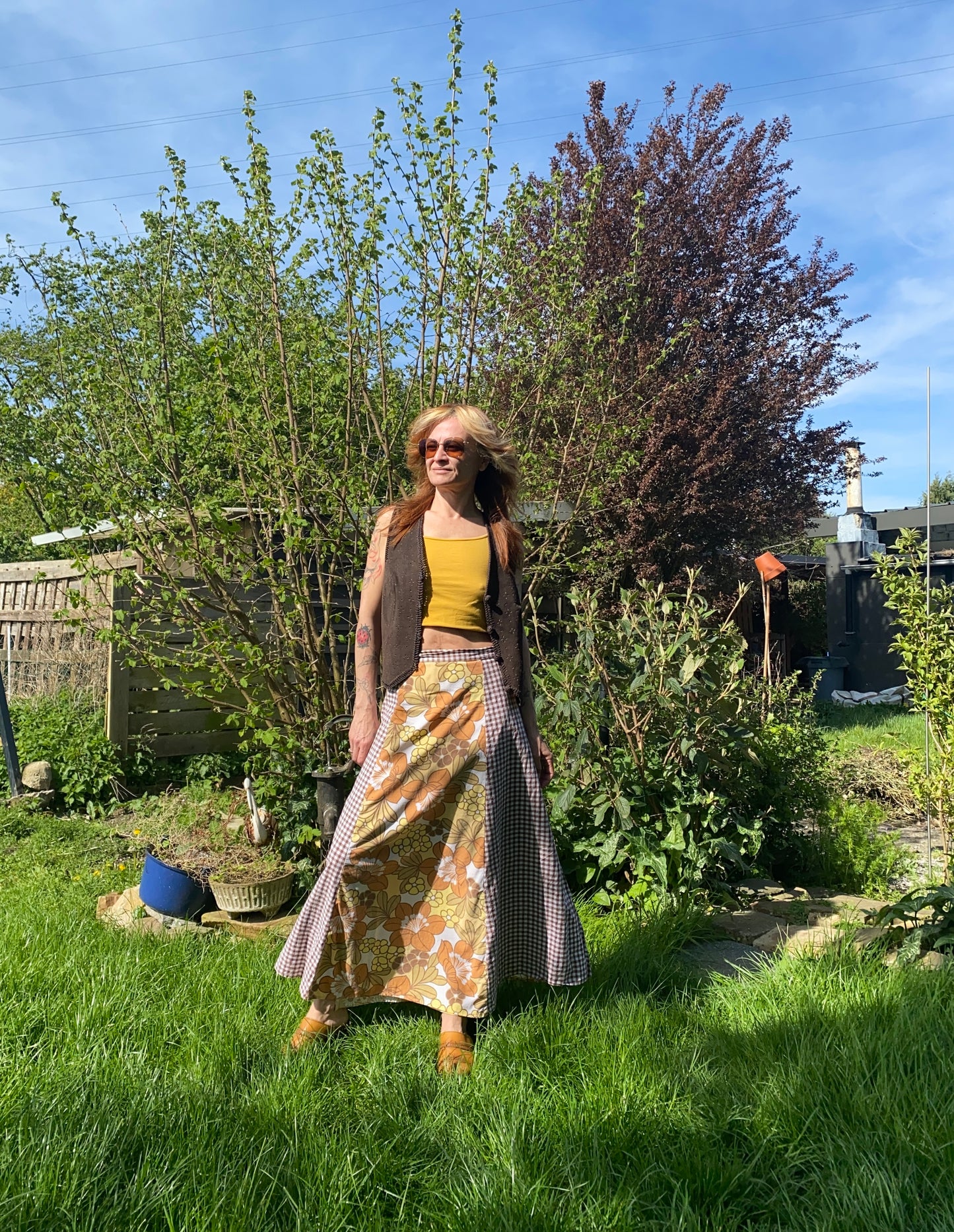 Jupe Bohême upcyclée
