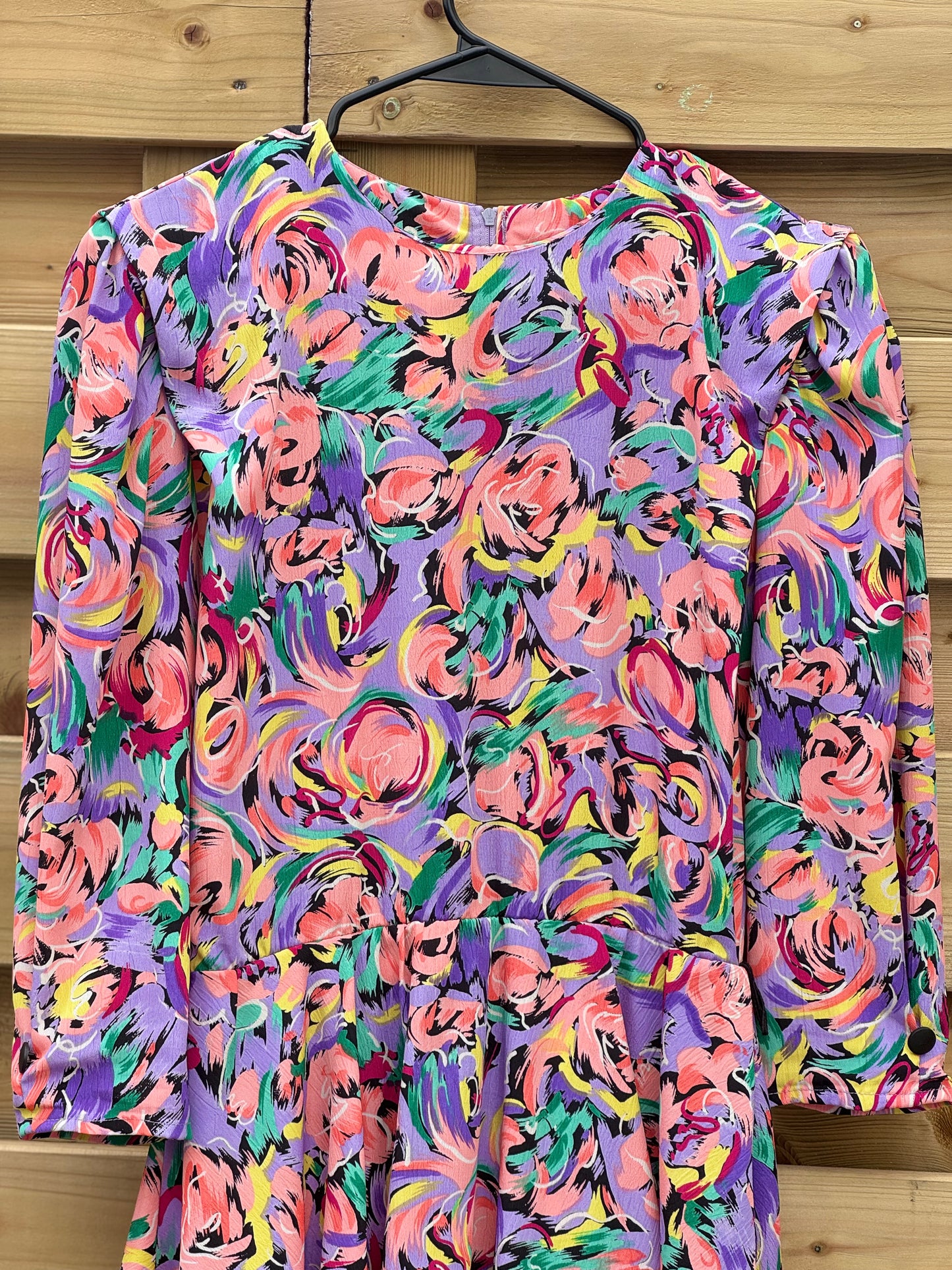 Robe 80’s péplum