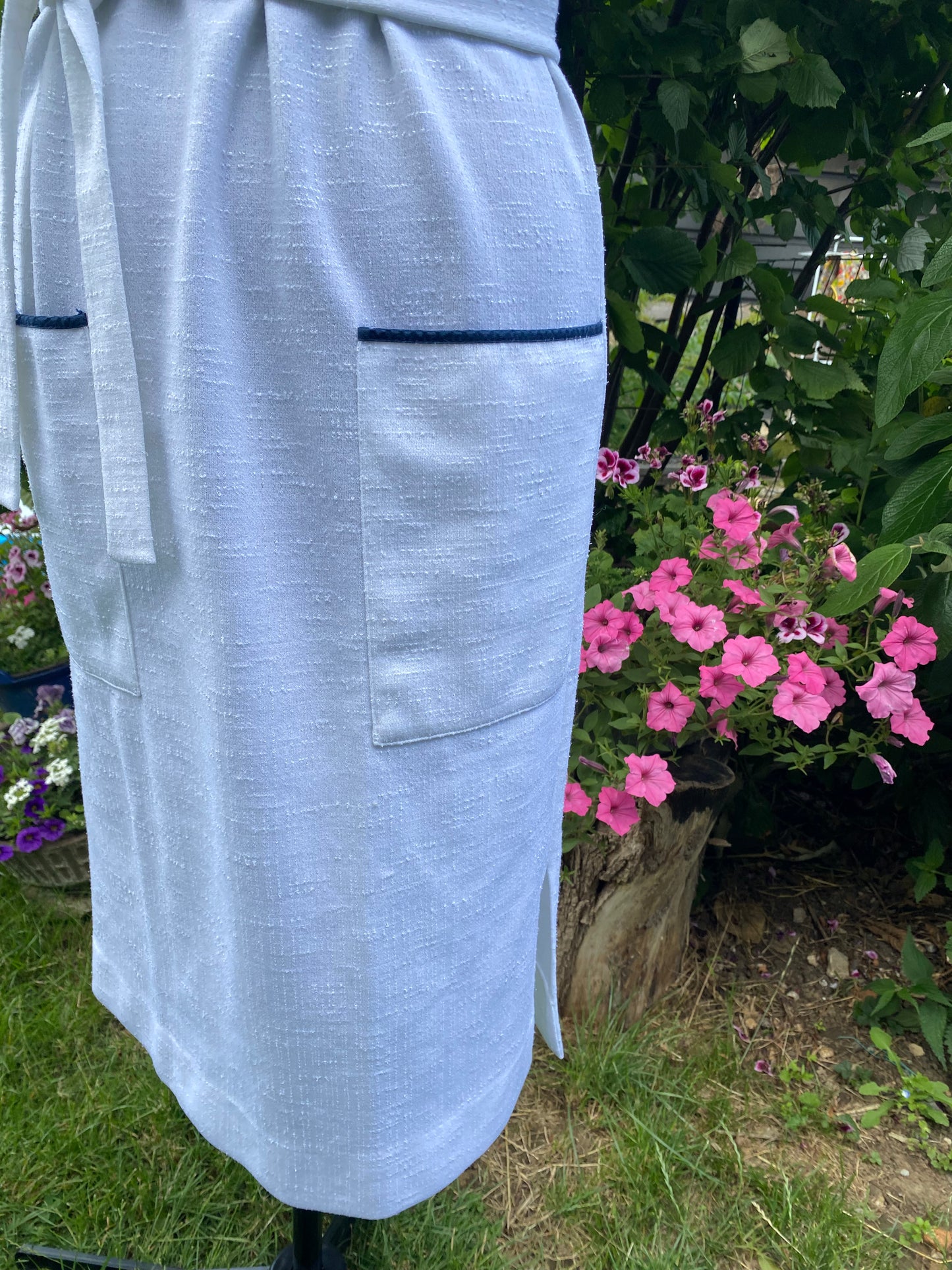 Robe blanche 80s