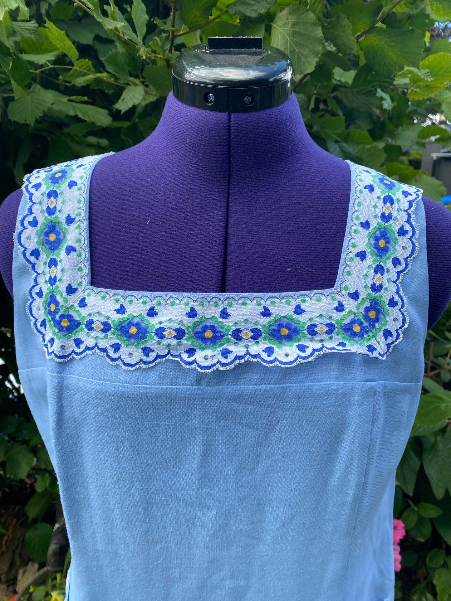 Robe tablier 70s