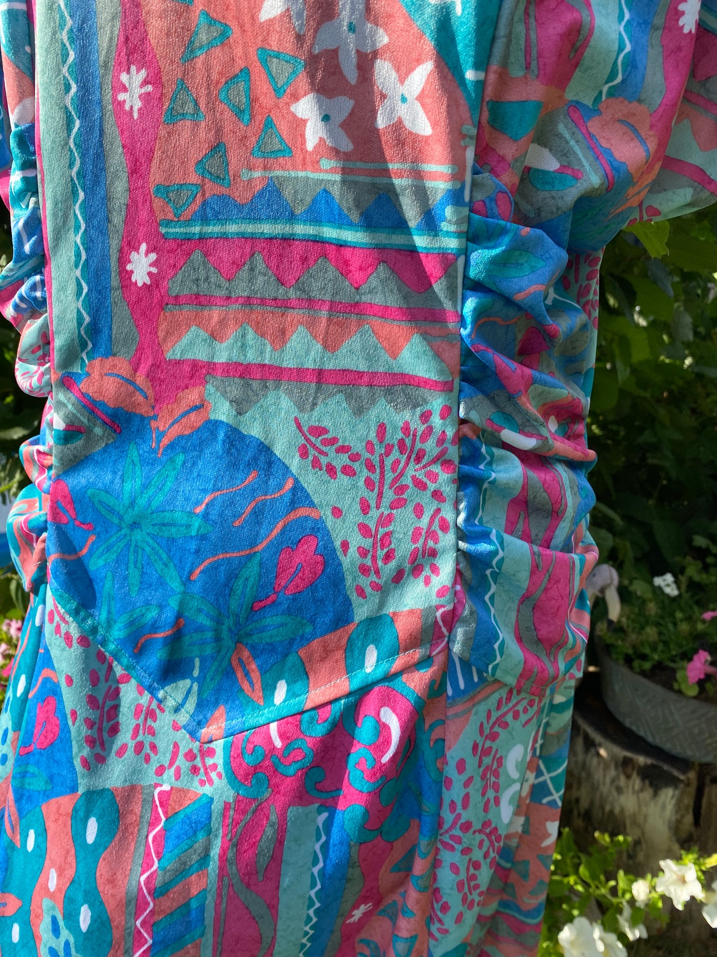 Robe colorée 80s